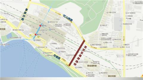 南京站南北广场跨线桥明起通车