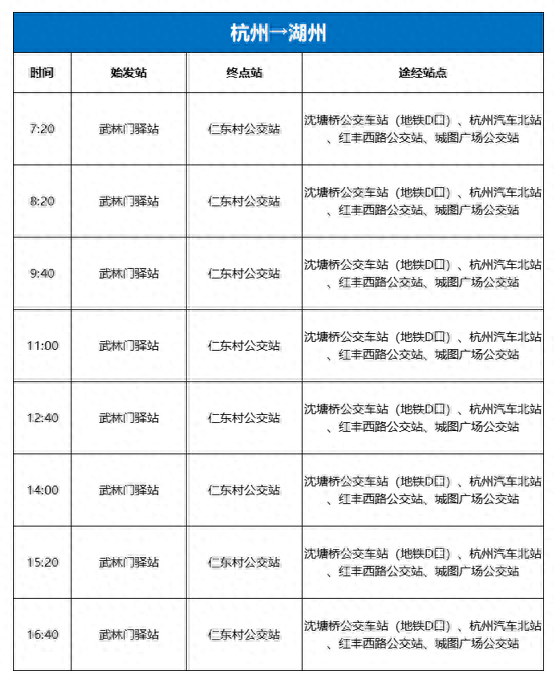 9.9元就能到湖州？杭州“城际站点巴士”线路上新了